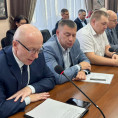 Директор МАУ "Коммунальное управление" Сергей Волотовский принял участие в рабочем совещании городской планерки.