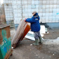 Муниципальная управляющая компания вывезла крупногабаритный мусор от дома № 108 по пр. Ленина