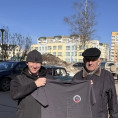 Поздравил Буторова Виктора Михайловича с 75-летием. Вручил футболку с новым логотипом аварийной службы. Здоровья вам, Виктор Михайлович!