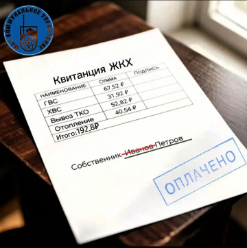 Сменить собственника в квитанции об оплате услуг, просто!